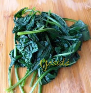 Ebolo leafy vegetable, steamed whole, best way to cook your leafy vegetables