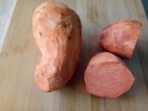 Orange fleshed sweet potatoes