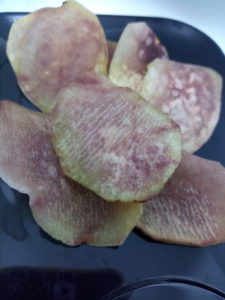 Cocoyam chips: A fried local snack in Nigeria